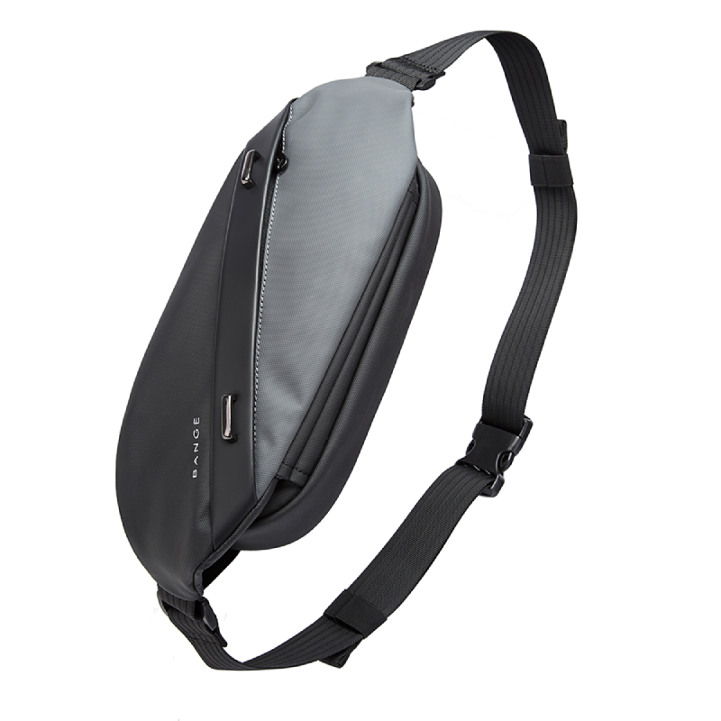 Bange 7295 Stylish Waterproof Crossbody Men Korean Style Sling Bag BG - Grey