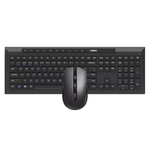 Rapoo 8210M Combo Mouse & Keyboard Multi Device - Black 