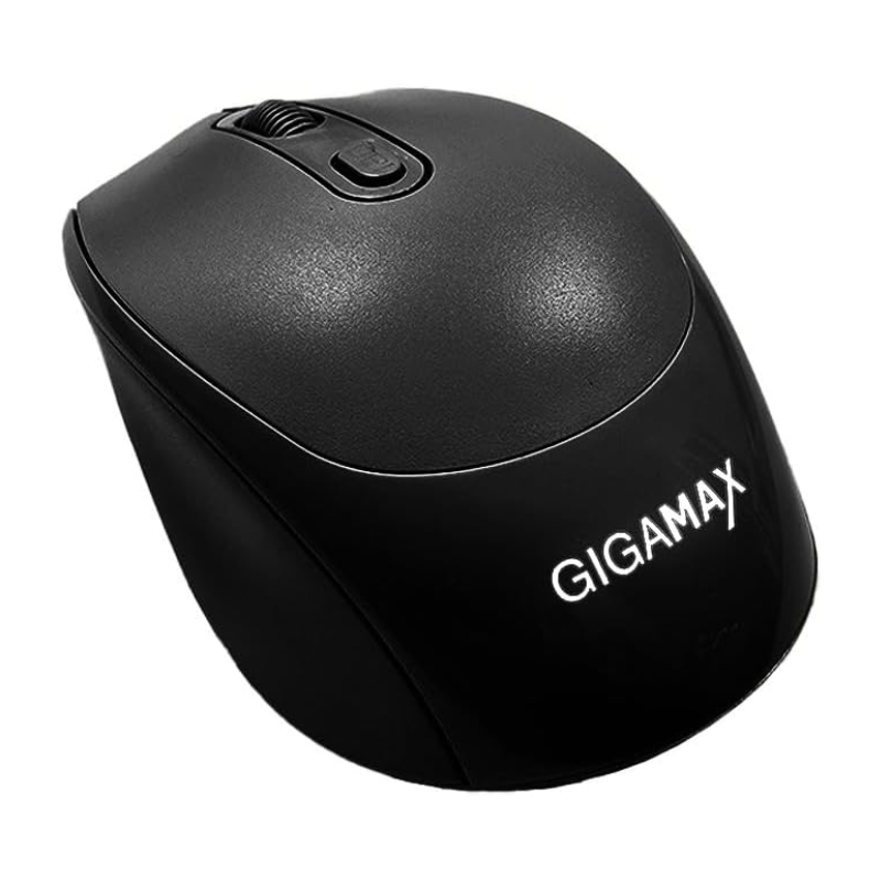 Gigamax G-1400 USB Mouse Rechargeable Bluetooth Wireless Mouse - Black