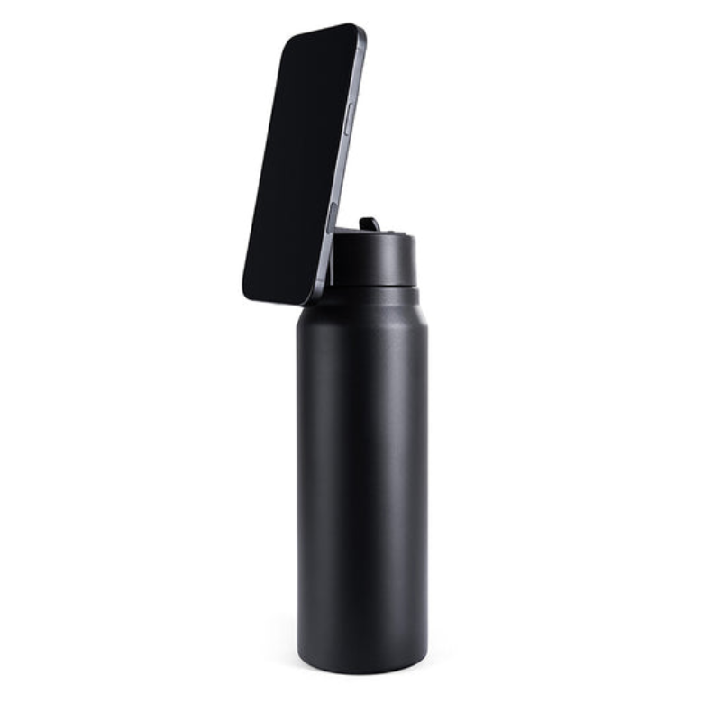Tank Magnet, 1000ml, Stainless Steel Bottle, BPA free, insulated, Leakproof - Black