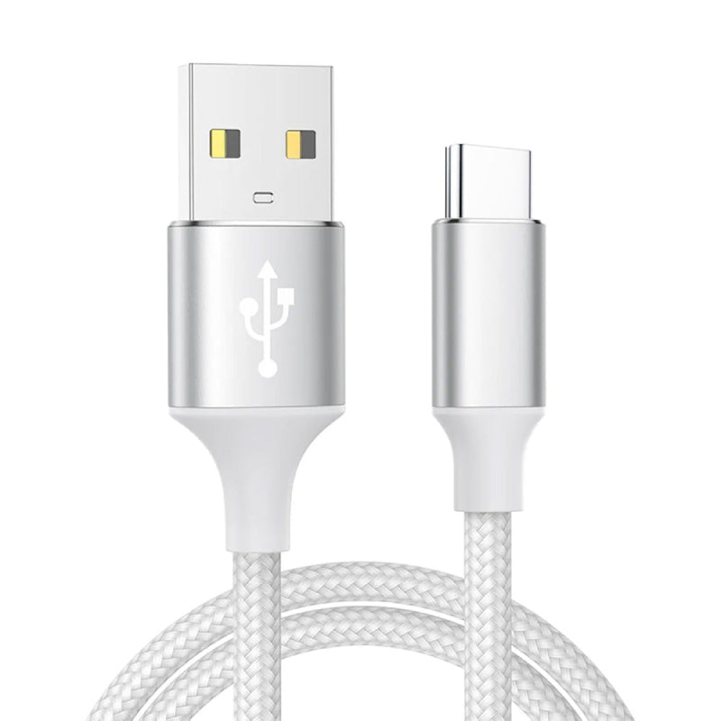 Momo USB To Type-C Cable 3A Fast Charging 1.2m, MO-011014 - White