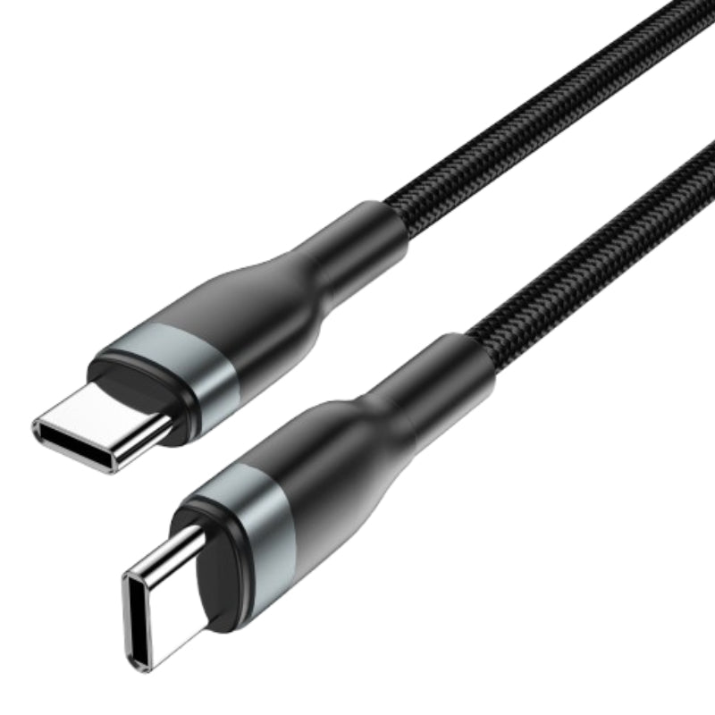 WiWU WI-C017 Concise Series Type-C to Type-C PD Data Cable 30W 1.2M - Black