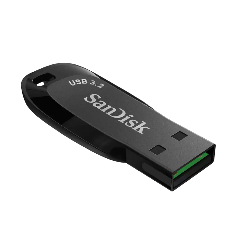 SanDisk Ultra Shift USB 3.2 Gen 1 Flash Drive - 32GB - Black