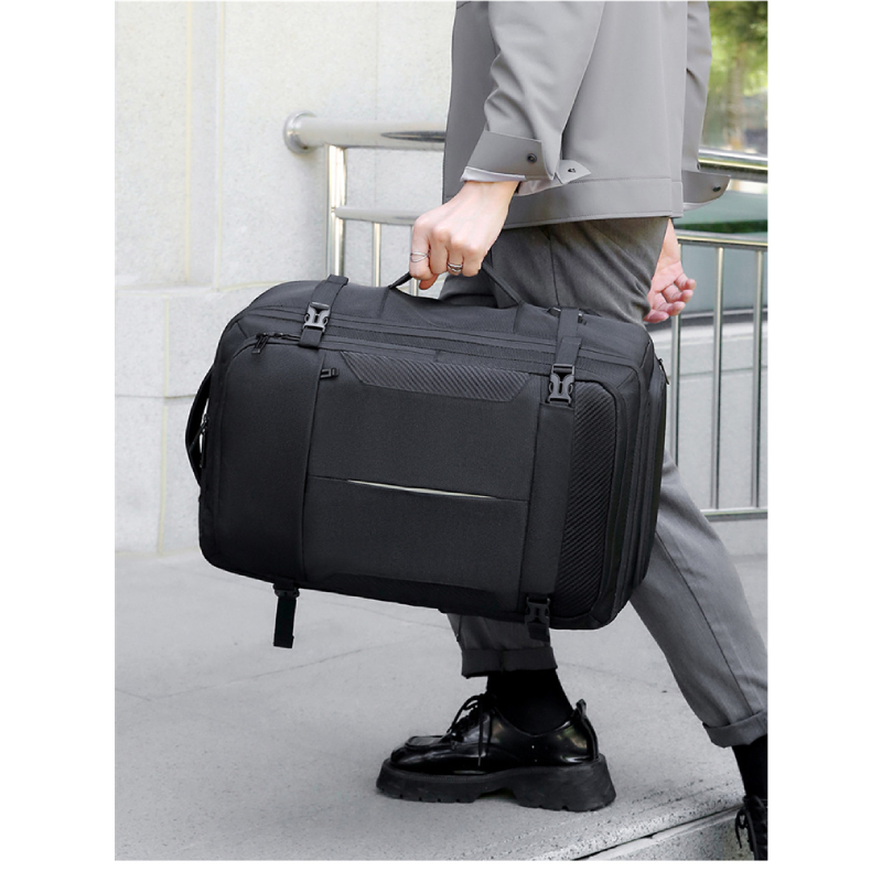 Meinaili 2406 Large Capacity Waterproof Computer Backpack - Black