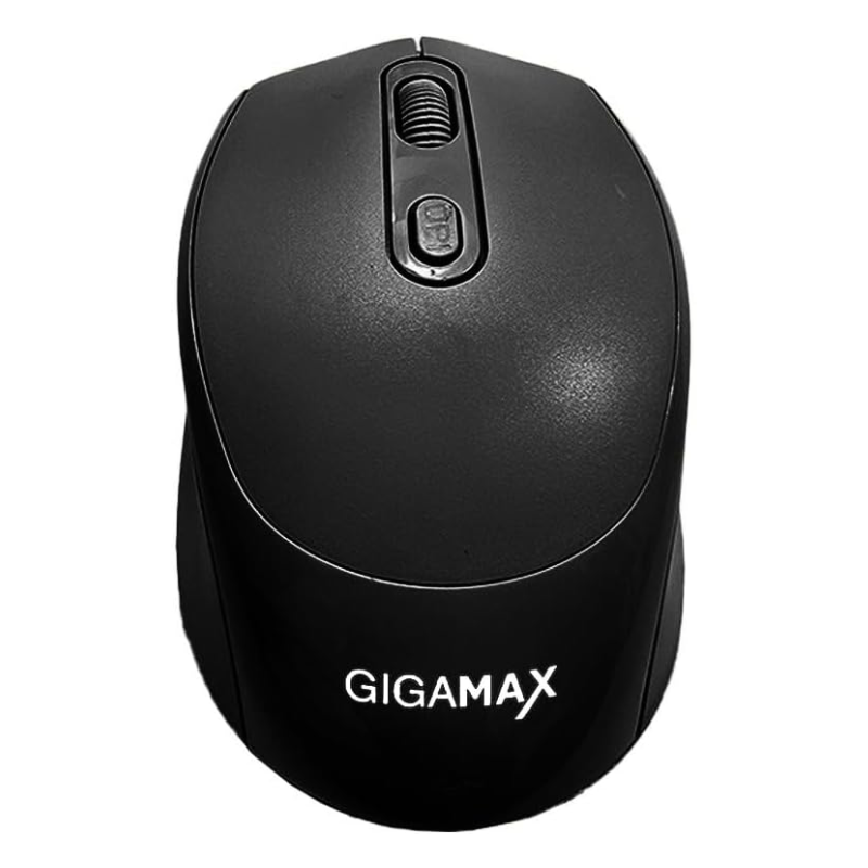 Gigamax G-1400 USB Mouse Rechargeable Bluetooth Wireless Mouse - Black