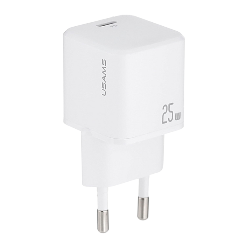 Usams CC289 Gan Mini Fast Charger Type-C PD 25W - White