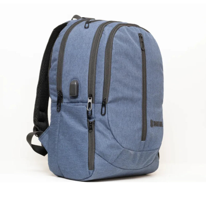 Smart Gate SG-9251 Notebook Backpack Case 15.6 With USB Port - Blue 
