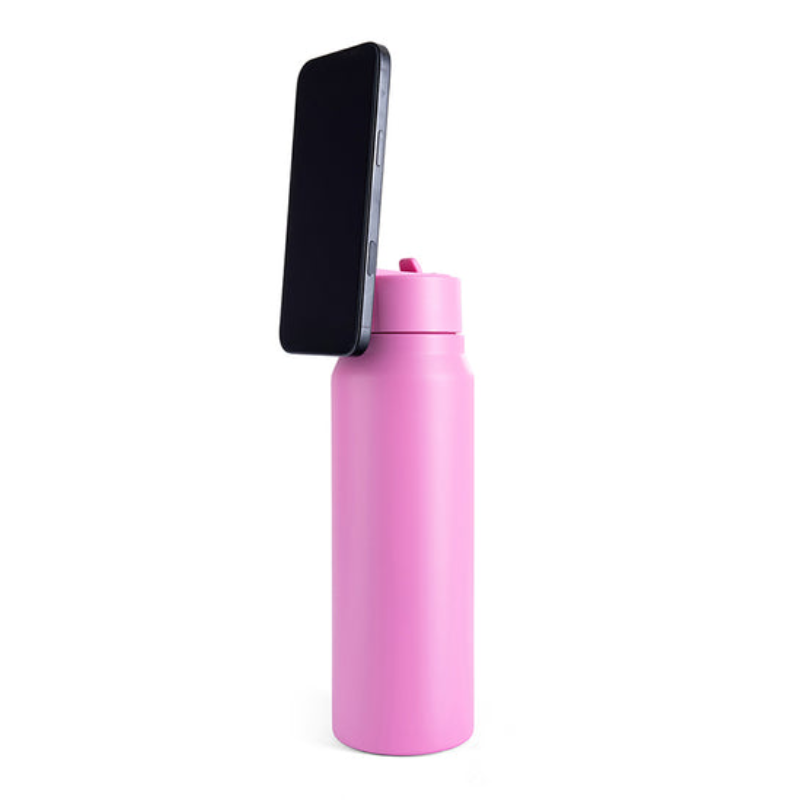 Tank Magnet, 1000ml, Stainless Steel Bottle, BPA free, insulated, Leakproof - Pink