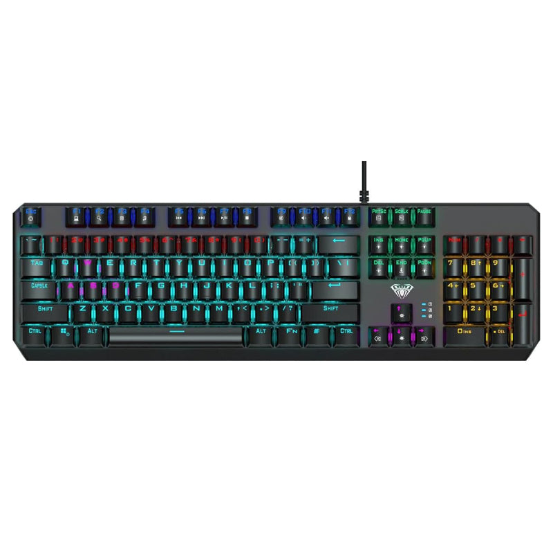 Aula Keyboard Wired Mechanical Wind, F2066 - Black