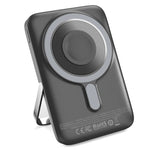 WiWU 3 in 1 Magnetic Wireless Power Bank 10000 mAh, WI-P018 - Black