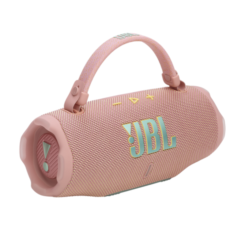 JBL Charge 6 Wireless Portable Bluetooth Speaker, Waterproof - Pink