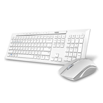 Rapoo 8210M Combo Mouse & Keyboard Wireless Multi Device - White