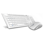 Rapoo 8210M Combo Mouse & Keyboard Wireless Multi Device - White