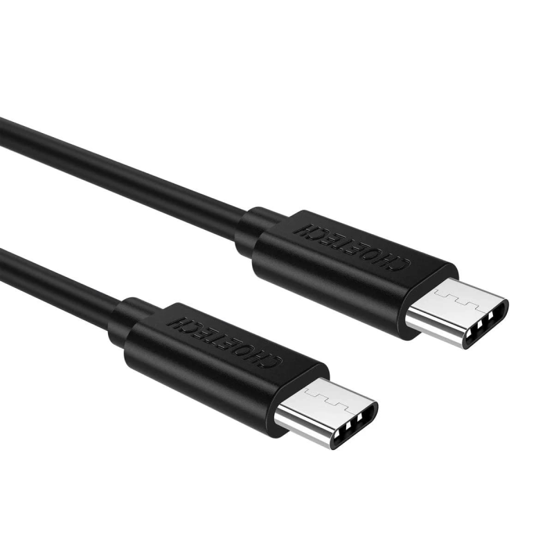 Choetech Type-C To Type-C Cable 1m, CC0002 – Black