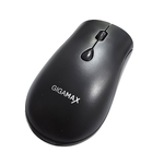 Gigamax G-1100 USB Mouse Rechargeable Bluetooth Wireless Mouse - Black