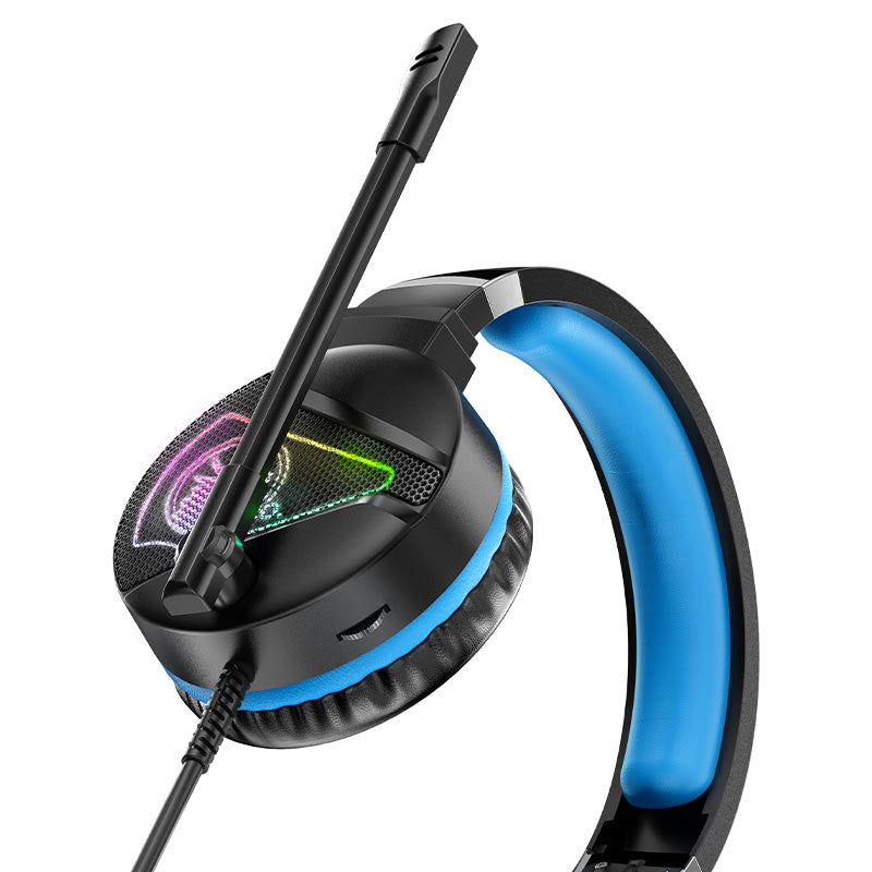 Hoco Headphone Wired Gamming , Blue - W104