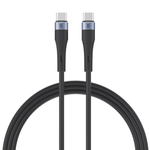 RAVPower RP-CB1038 Liquid silicone Type-C To Type-C Cable 60W 1M - Black