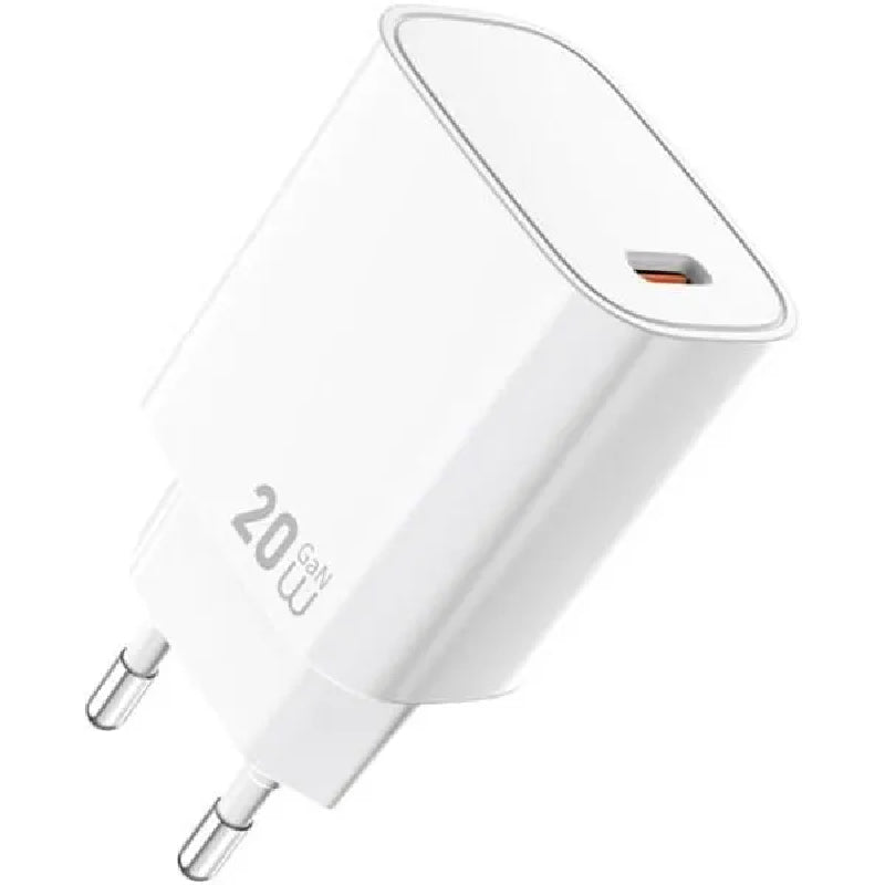 WiWU Essen USB-C Wall Charger, 20 W,   Wi-G007 - White 