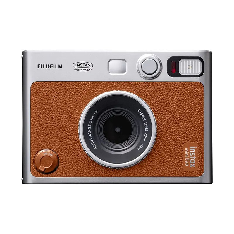 Fujifilm Instax Mini Evo Instant Film Camera - Brown