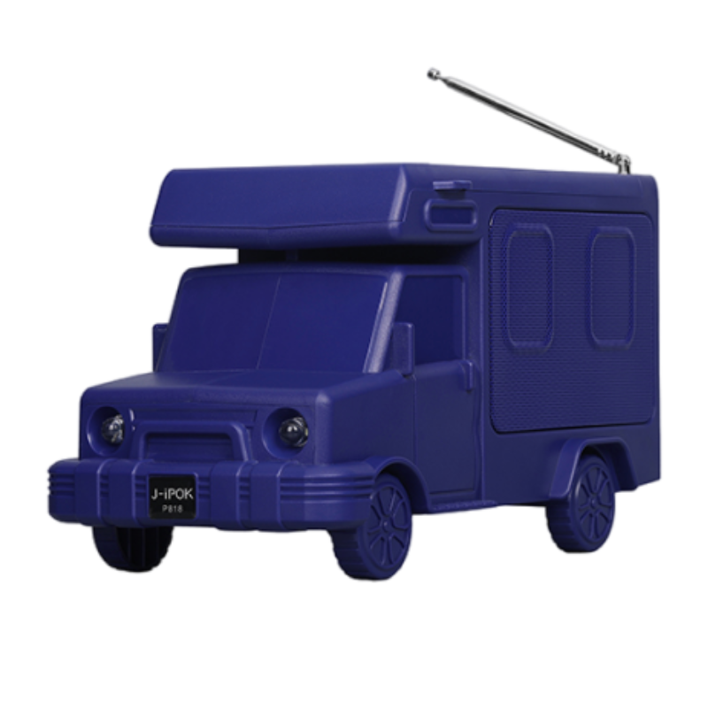 EVO P818 Car Design Wireless Bluetooth Speaker - Blue