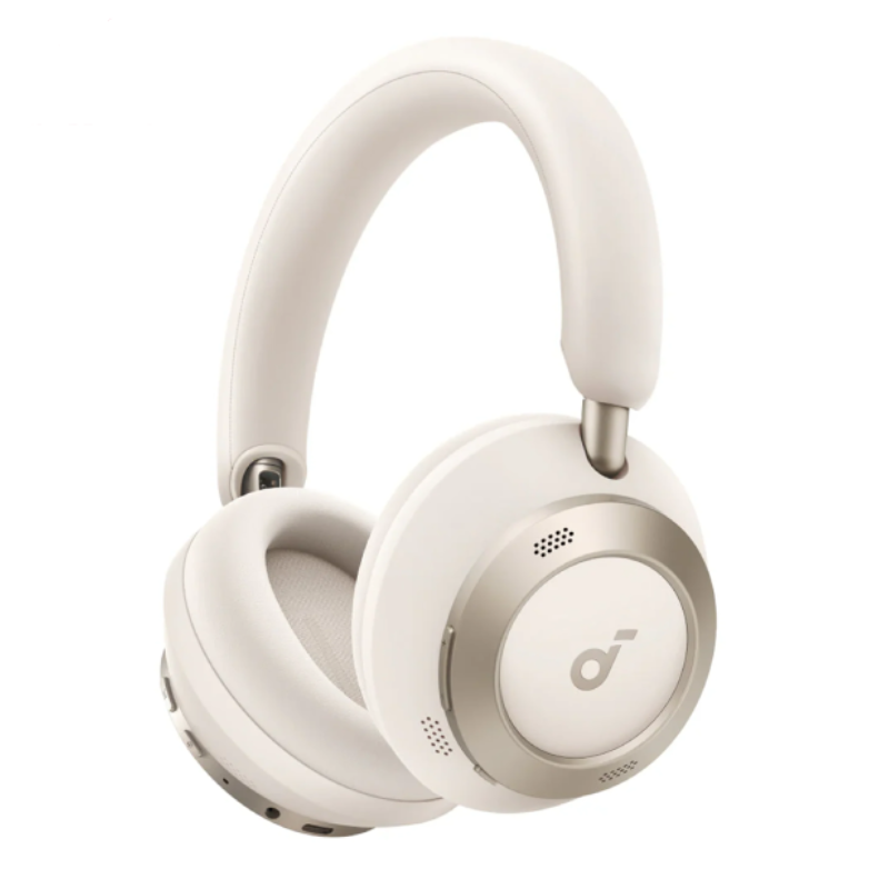 Anker Sound Core Space One Pro Wireless Over Ear Headset, A3062H21 - White 