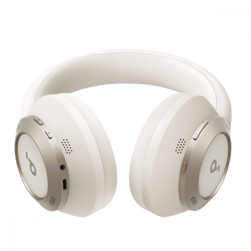 Anker Sound Core Space One Pro Wireless Over Ear Headset, A3062H21 - White 
