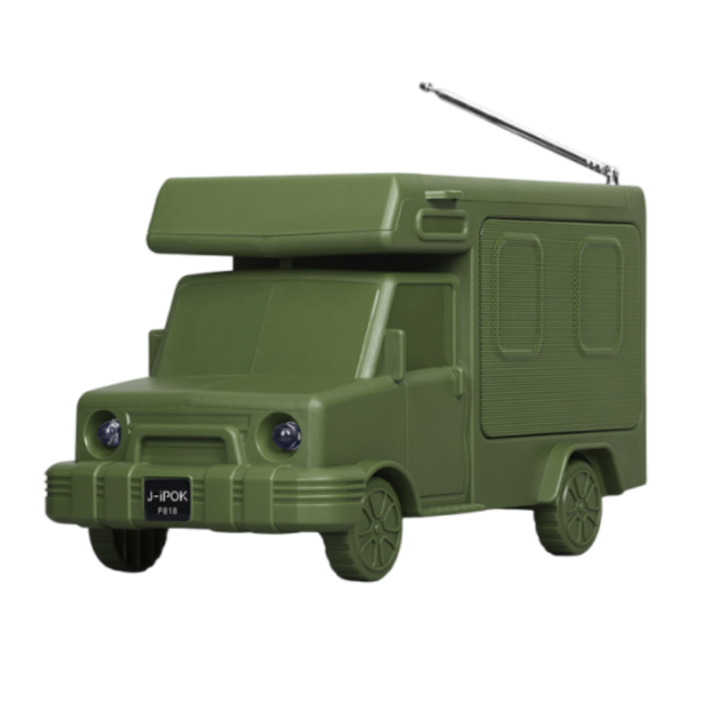 EVO P818 Car Design Wireless Bluetooth Speaker - Green