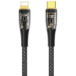 WiWU Cable Type-C To Lightning 20W PD Fast charging, TM01 - Black