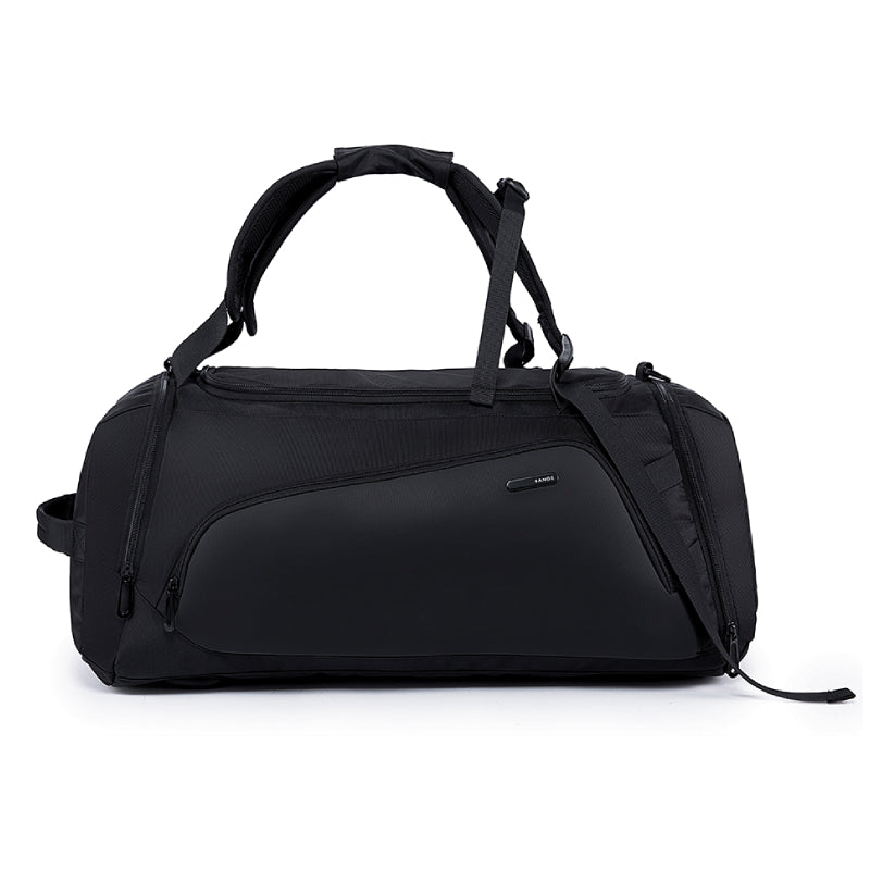 Bange BG-1917 Duffle Bag 2-Way Carrying Multi-function Travel Backpack - Black