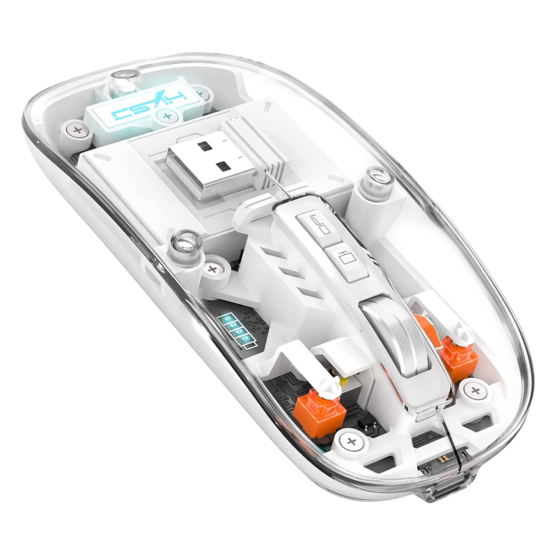 Green Wireless Mouse Magnetic Wap GE-MS01- White