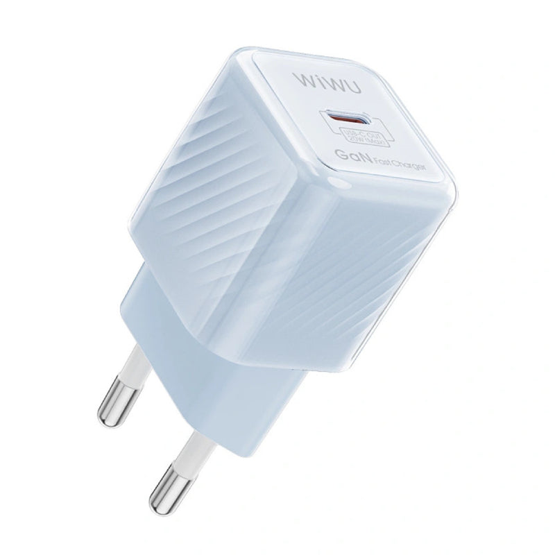 WiWU Jello 33W PD GaN Fast Charger Wi-U014 -  Blue