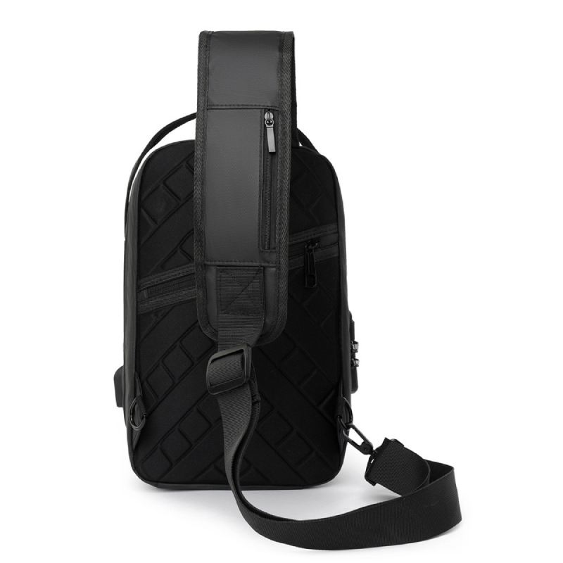 ATA Crossbody Sling Chest Daypack Original High Quality Bag – Black