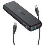 RAVPower Power Bank 15000mAh 30W 2-Port Portable Charger USB-C, RP-PB203 - Black