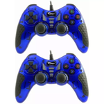 COUGAR EGY 9082 USB Dual Gamepad Turbo Controller with Vibration Function - Blue