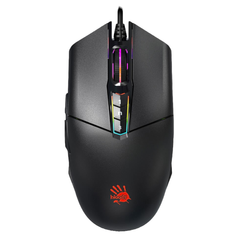Bloody P91 Pro RGB Wired Gaming Mouse - Black