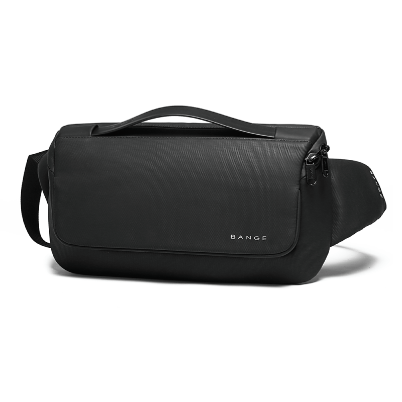 Bange BG 77202 Waterproof Anti Theft Shoulder CrossBody Sling Bag - Black