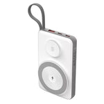 Momo Magnetic Wireless Power Bank Type-C 22.5W Fast Charging 10000mAh, MO-044402 - White