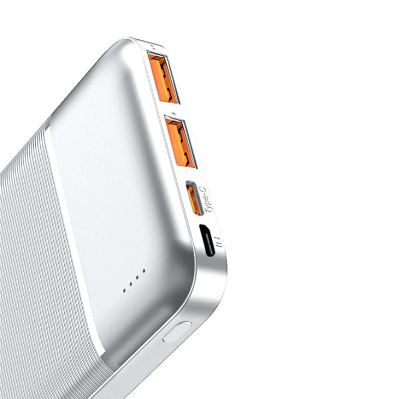 WiWU Fast Charging Power Bank 10000mAh,  JC-19 - White
