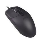 A4Tech OP-720S Wired Silent Click Mouse - Black