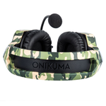 Onikuma K8 Wired Stereo Gaming Headphones With Mic LED Lights - Green
