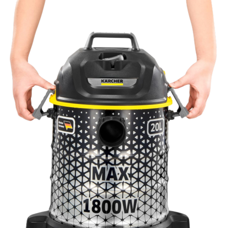 Karcher Dry Vacuum Cleaner, 1800 Watt, DVAC 1800 - Black