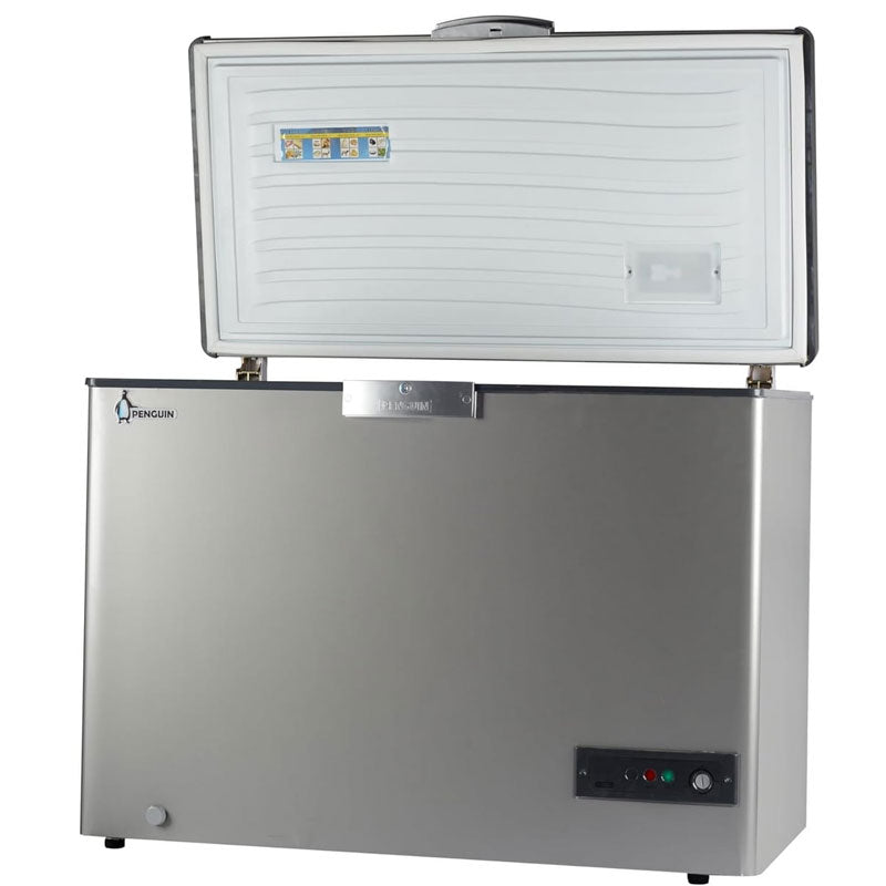 Penguin Chest Freezer , 330 L , Energy Saving , ES390 - silver
