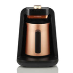 Okka Rich Pro Turkish Coffee Machine with milk 700W - Black-Copper - OK0026