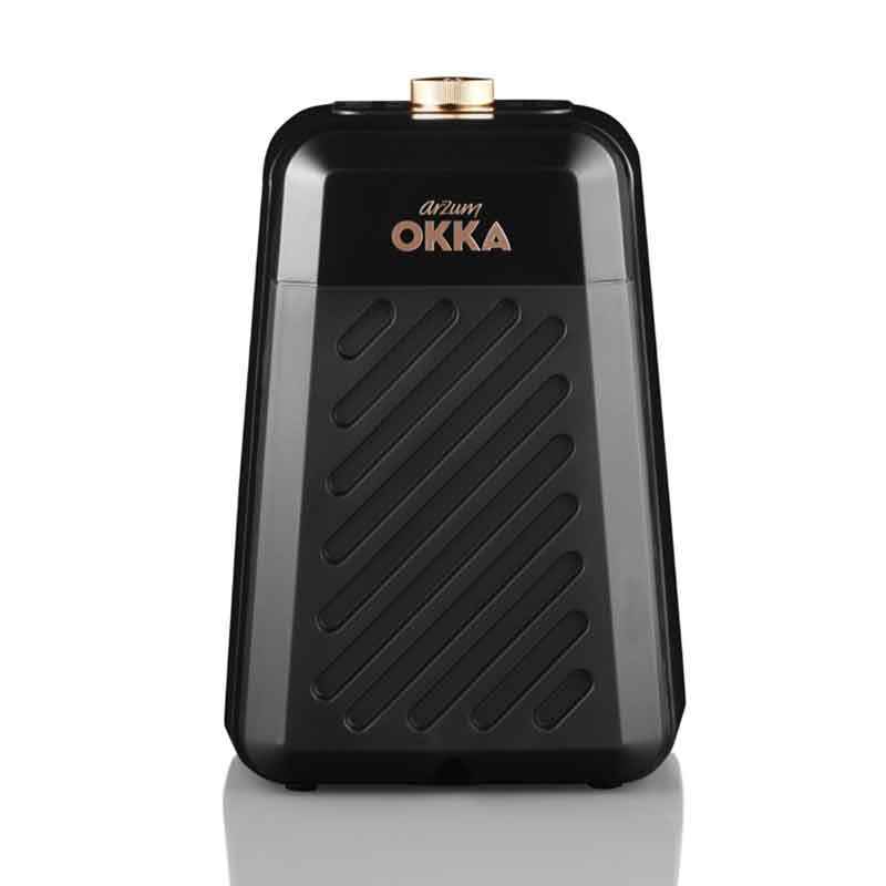 Okka Rich Pro Turkish Coffee Machine with milk 700W - Black-Copper - OK0026
