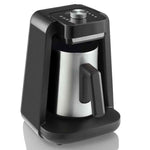 Okka Rich Pro Turkish Coffee Machine with milk 700W - Black-Chrome - OK0026