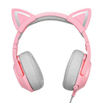 Onikuma Headphone K9 Gaming Wired Professional - Pink 