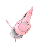 Onikuma Headphone K9 Gaming Wired Professional - Pink 