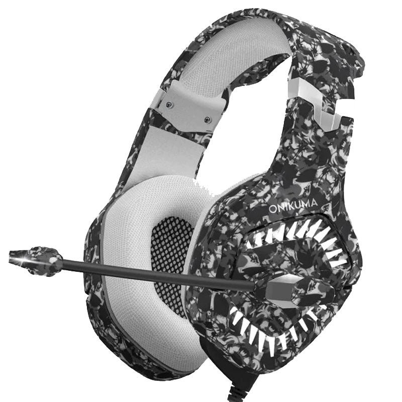ONIKUMA K1B PRO COMO Wired Gaming Headset - Gray