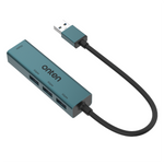 Onten 4-in-1 USB 3.0 to 4-Port USB 3.0 Hub, OTN-5222 - Green 