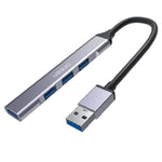 Onten OTN-5701 USB 3.0 To 4 Ports HUB – Supper Slim – Up to 5Gbp - Silver